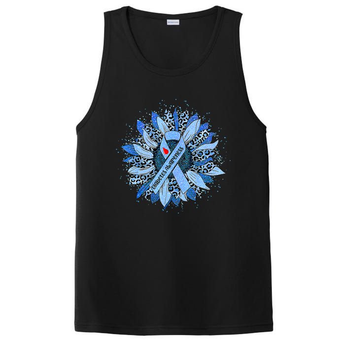 Diabetes Awareness Type 1 2 Diabetic T1D T2D PosiCharge Competitor Tank