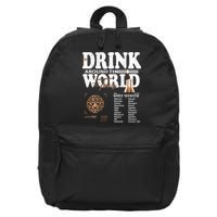 Drinking Around The World Epcot Drinking World Showcase Team 16 in Basic Backpack