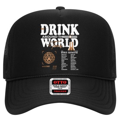 Drinking Around The World Epcot Drinking World Showcase Team Trucker Hat
