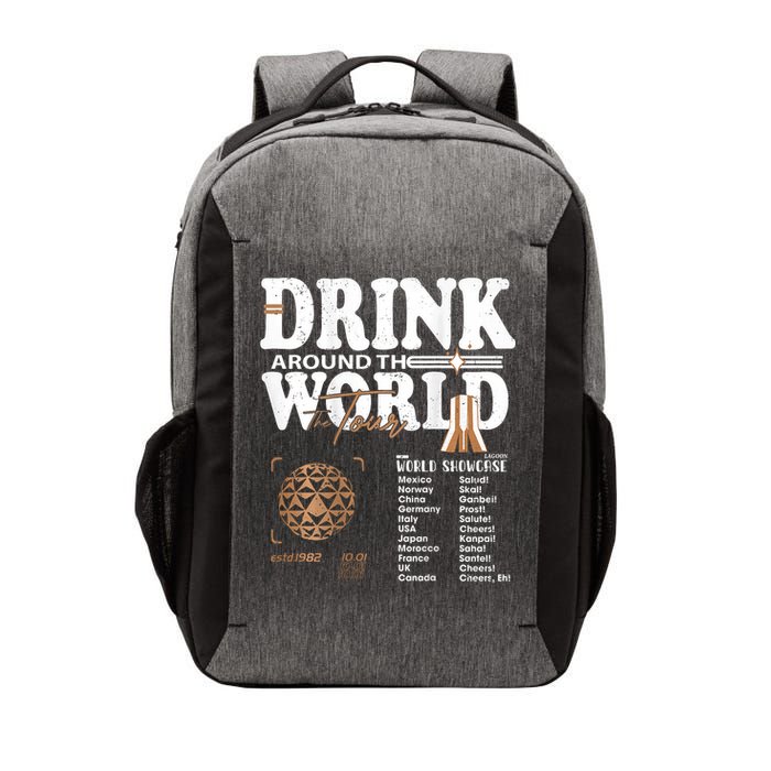 Drinking Around The World Epcot Drinking World Showcase Team Vector Backpack