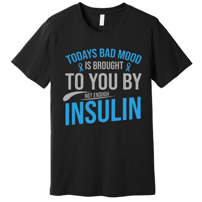 Diabetes Awareness Type 1 2 Diabetic T1d T2d Premium T-Shirt