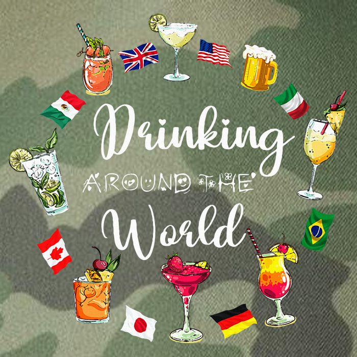 Drinking Around The World Vacation Drinking Showcase Legacy Tie Dye Trucker Hat