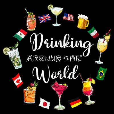 Drinking Around The World Vacation Drinking Showcase T-Shirt