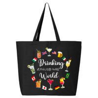Drinking Around The World Vacation Drinking Showcase 25L Jumbo Tote