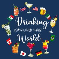 Drinking Around The World Vacation Drinking Showcase Infant Baby Jersey Bodysuit