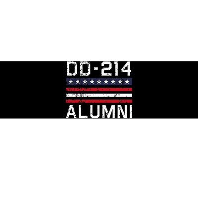 Dd214 Alumni Us Military Veteran Alumni Served Flag Bumper Sticker