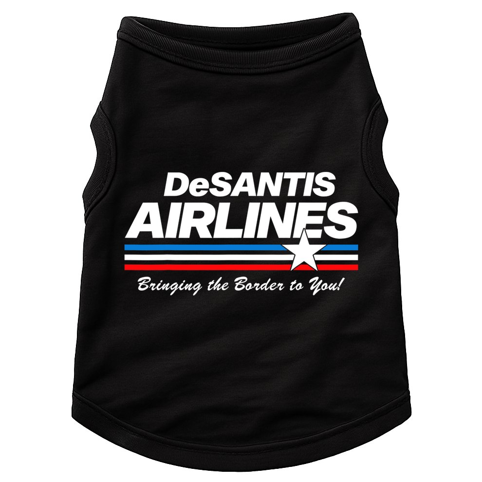 DeSantis Airlines US Flag Vintage Doggie Tank