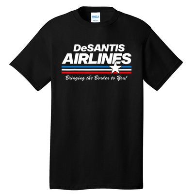 DeSantis Airlines US Flag Vintage Tall T-Shirt