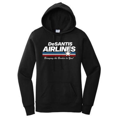 DeSantis Airlines US Flag Vintage Women's Pullover Hoodie