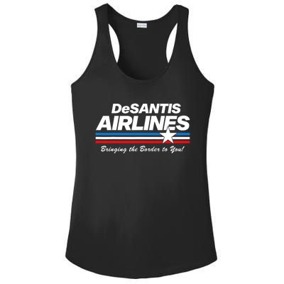 DeSantis Airlines US Flag Vintage Ladies PosiCharge Competitor Racerback Tank