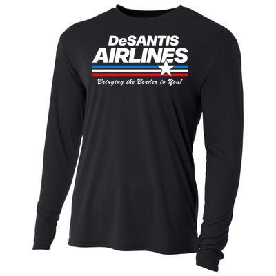 DeSantis Airlines US Flag Vintage Cooling Performance Long Sleeve Crew