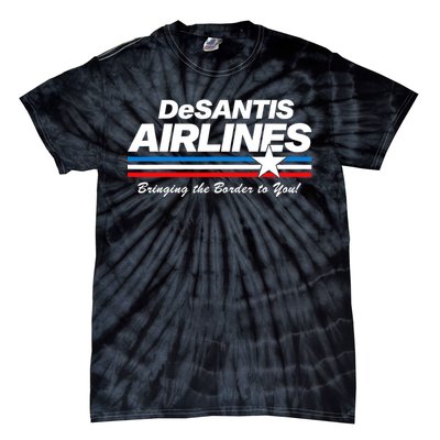 DeSantis Airlines US Flag Vintage Tie-Dye T-Shirt