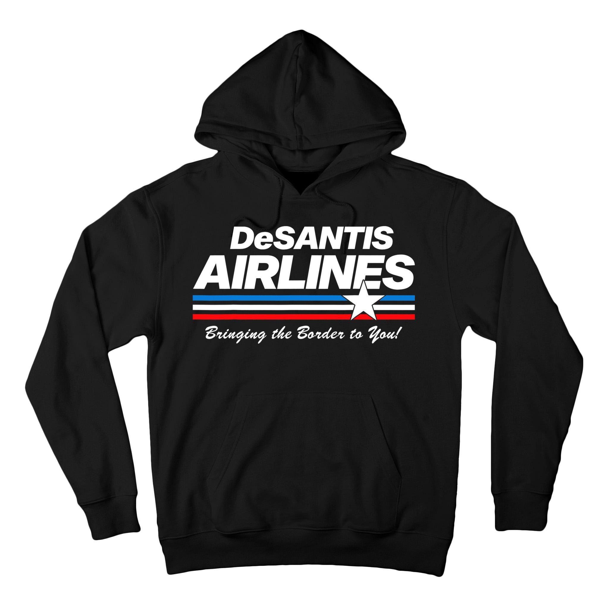 DeSantis Airlines US Flag Vintage Tall Hoodie