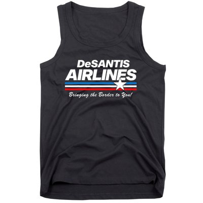 DeSantis Airlines US Flag Vintage Tank Top