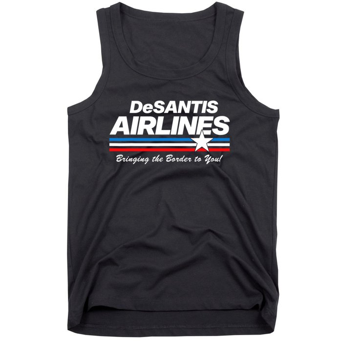 DeSantis Airlines US Flag Vintage Tank Top