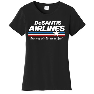 DeSantis Airlines US Flag Vintage Women's T-Shirt