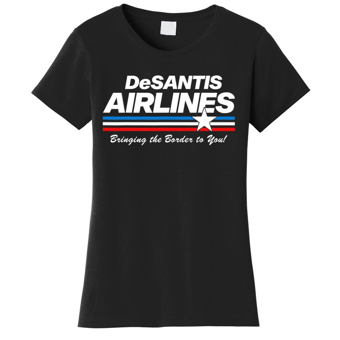 DeSantis Airlines US Flag Vintage Women's T-Shirt