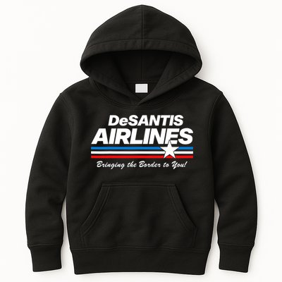 DeSantis Airlines US Flag Vintage Kids Hoodie