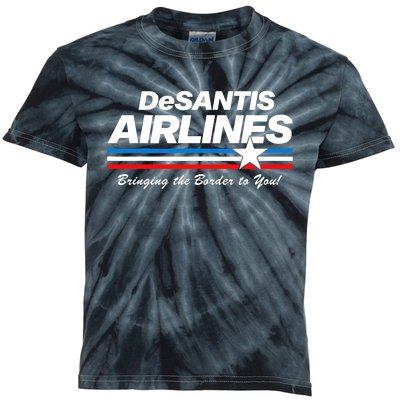 DeSantis Airlines US Flag Vintage Kids Tie-Dye T-Shirt