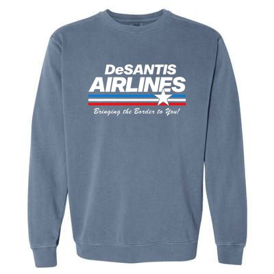 DeSantis Airlines US Flag Vintage Garment-Dyed Sweatshirt