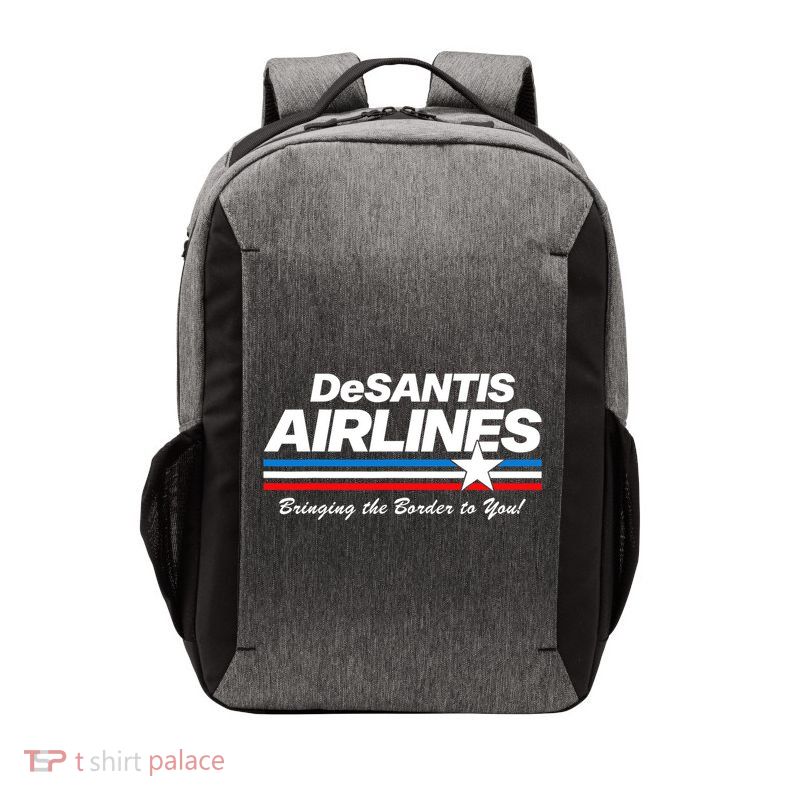 DeSantis Airlines US Flag Vintage Vector Backpack
