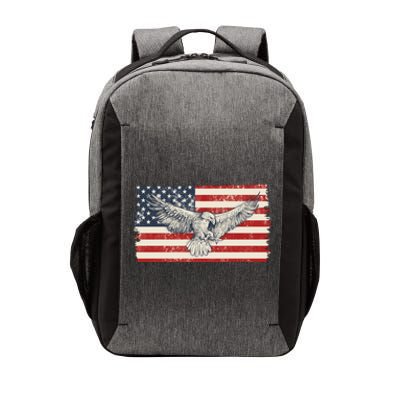 Distressed American USA Flag Eagle Vector Backpack