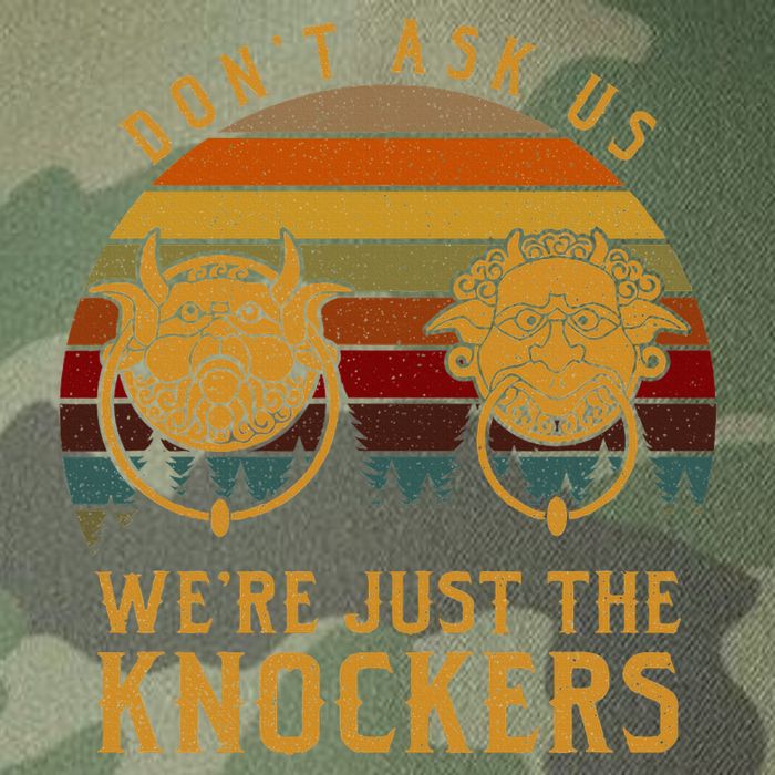 Don’T Ask Us We’Re Just The Knockers Legacy Tie Dye Trucker Hat