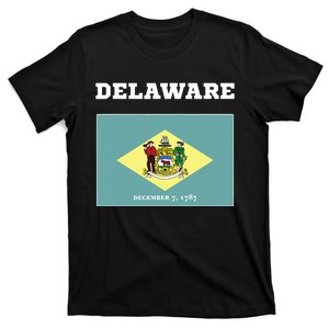 Delaware American Usa Top Travel Flag Gift T-Shirt