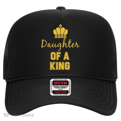 Daughter Of A King Family Matching High Crown Mesh Back Trucker Hat