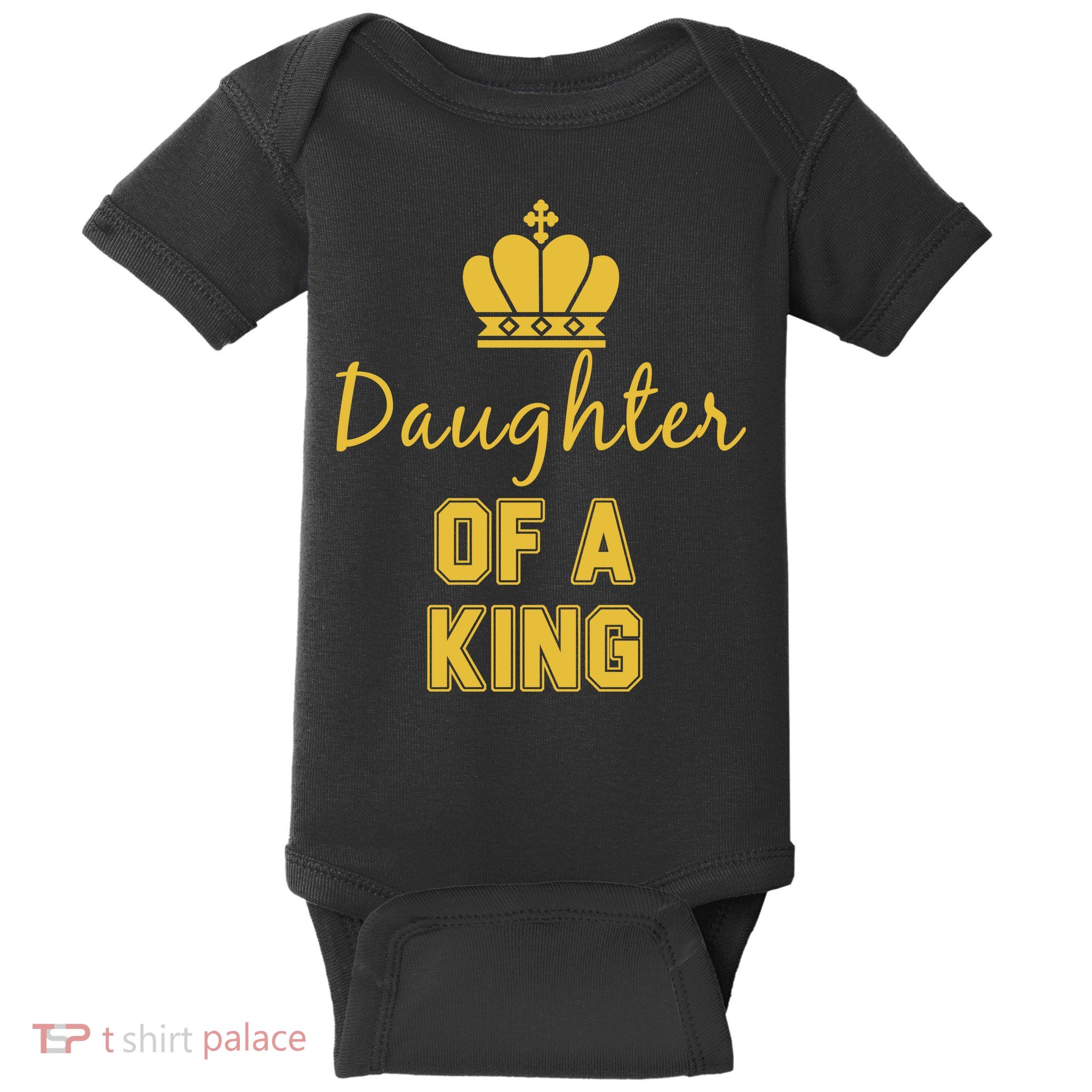 Daughter Of A King Family Matching Baby Bodysuit