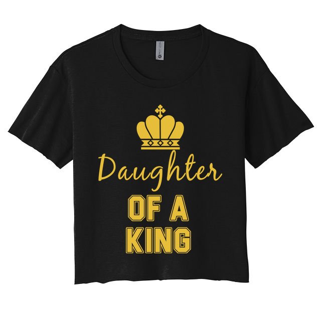 Daughter Of A King Family Matching Crop Top