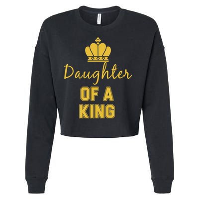 Daughter Of A King Family Matching Cropped Pullover Crew