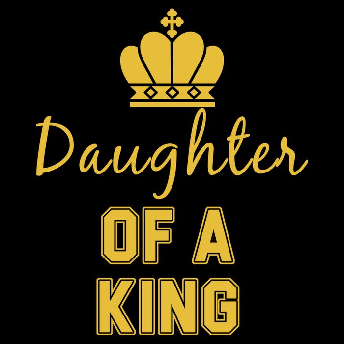 Daughter Of A King Family Matching Womens T-Shirt