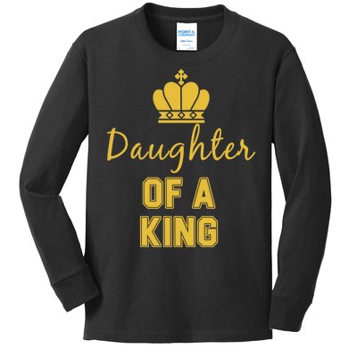 Daughter Of A King Family Matching Kids Long Sleeve Shirt