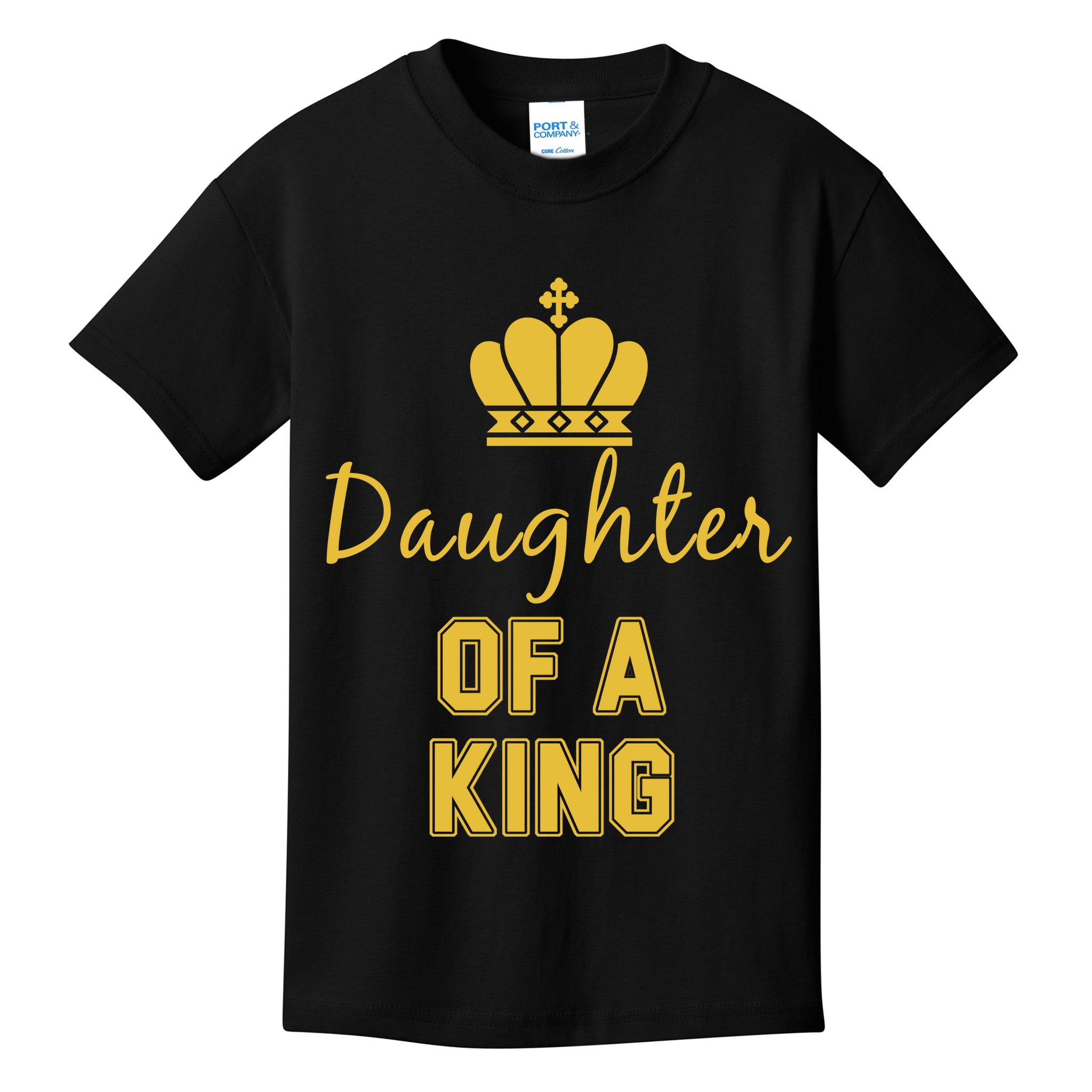 Daughter Of A King Family Matching Kids T-Shirt