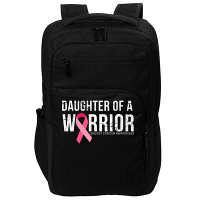 Daughter Of A Warrior Breast Cancer Awareness Impact Tech Backpack