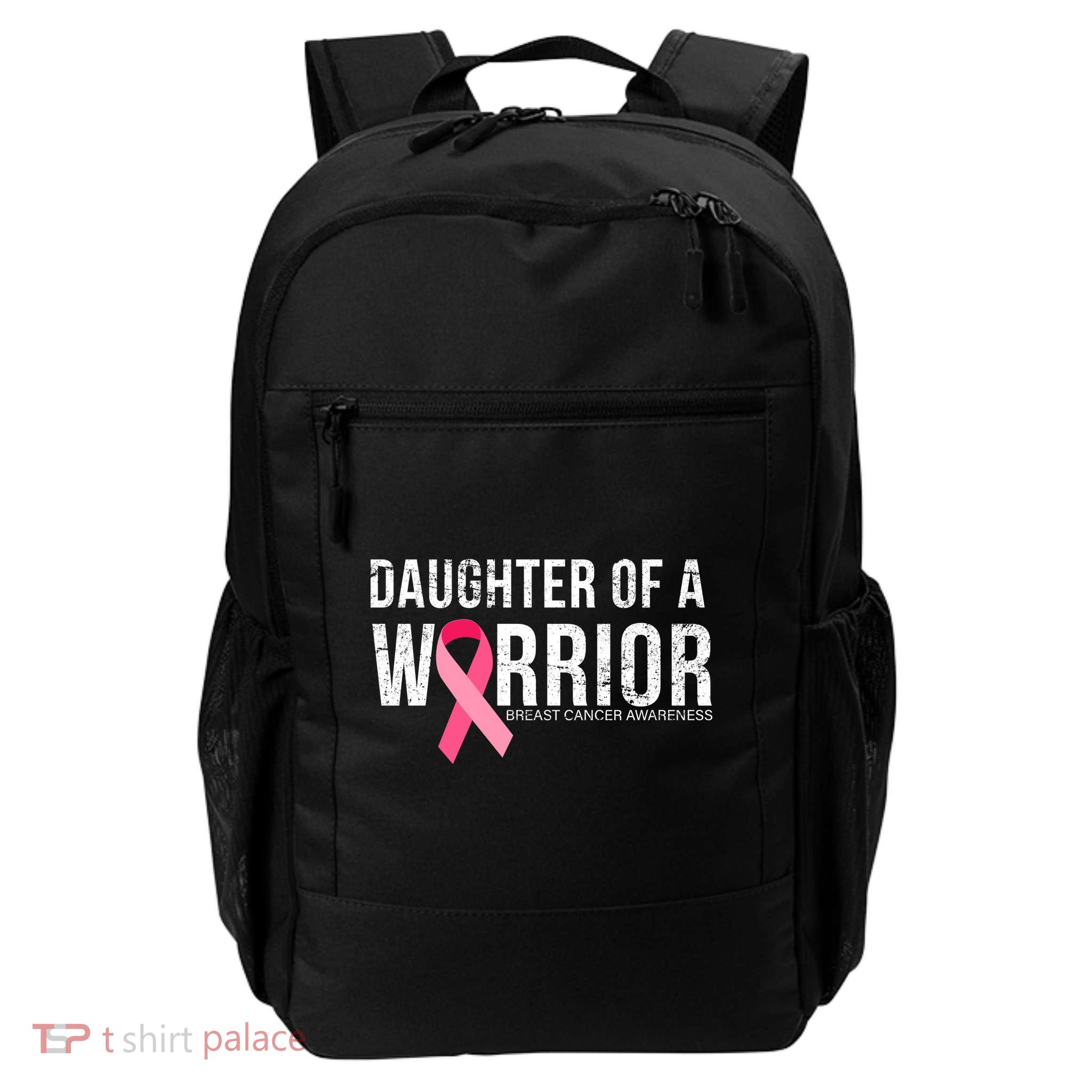 Daughter Of A Warrior Breast Cancer Awareness Backpack