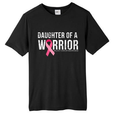 Daughter Of A Warrior Breast Cancer Awareness Tall Fusion ChromaSoft Performance T-Shirt