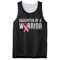 Daughter Of A Warrior Breast Cancer Awareness Mesh Reversible Basketball Jersey Tank