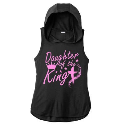 Daughter Of The King Ladies PosiCharge Tri-Blend Wicking Draft Hoodie Tank