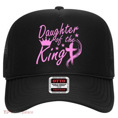Daughter Of The King High Crown Mesh Back Trucker Hat