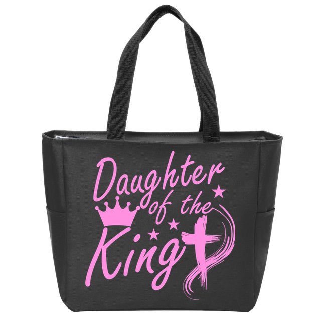 Daughter Of The King Zip Tote Bag