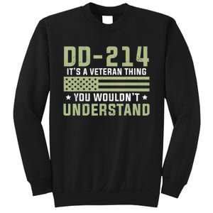 Dd214 Alumni Veteran U.S. Flag Soldier Sweatshirt