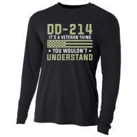 Dd214 Alumni Veteran U.S. Flag Soldier Cooling Performance Long Sleeve Crew