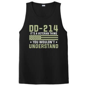 Dd214 Alumni Veteran U.S. Flag Soldier PosiCharge Competitor Tank