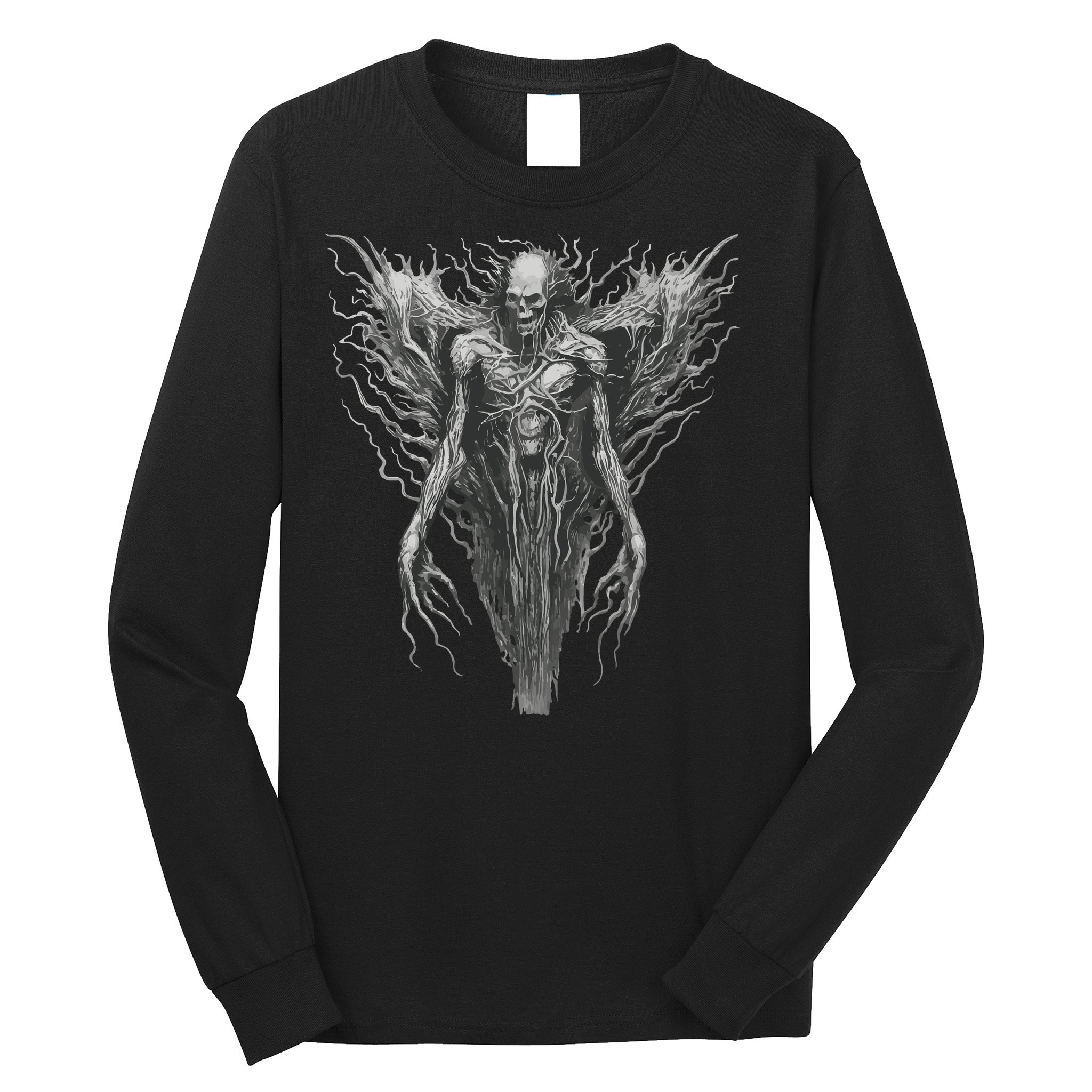 Dark Art Vintage Horror Horror Goth Aesthetic Long Sleeve Shirt