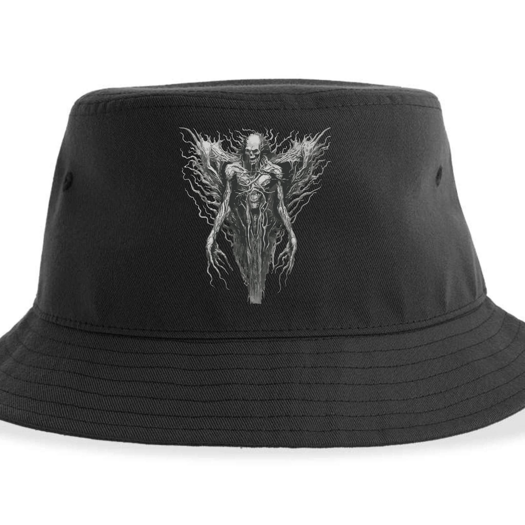 Dark Art Vintage Horror Horror Goth Aesthetic Sustainable Bucket Hat