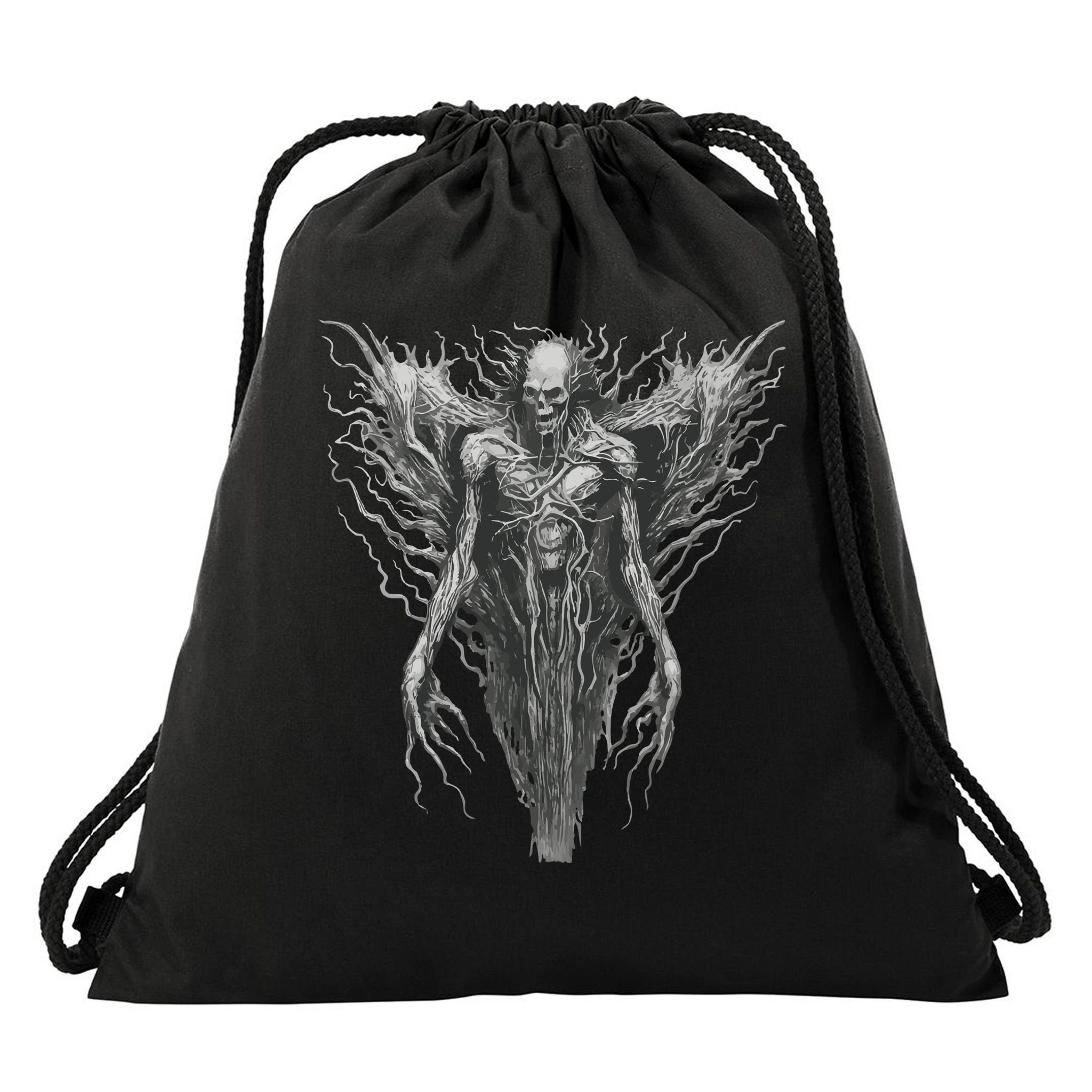Dark Art Vintage Horror Horror Goth Aesthetic Drawstring Bag