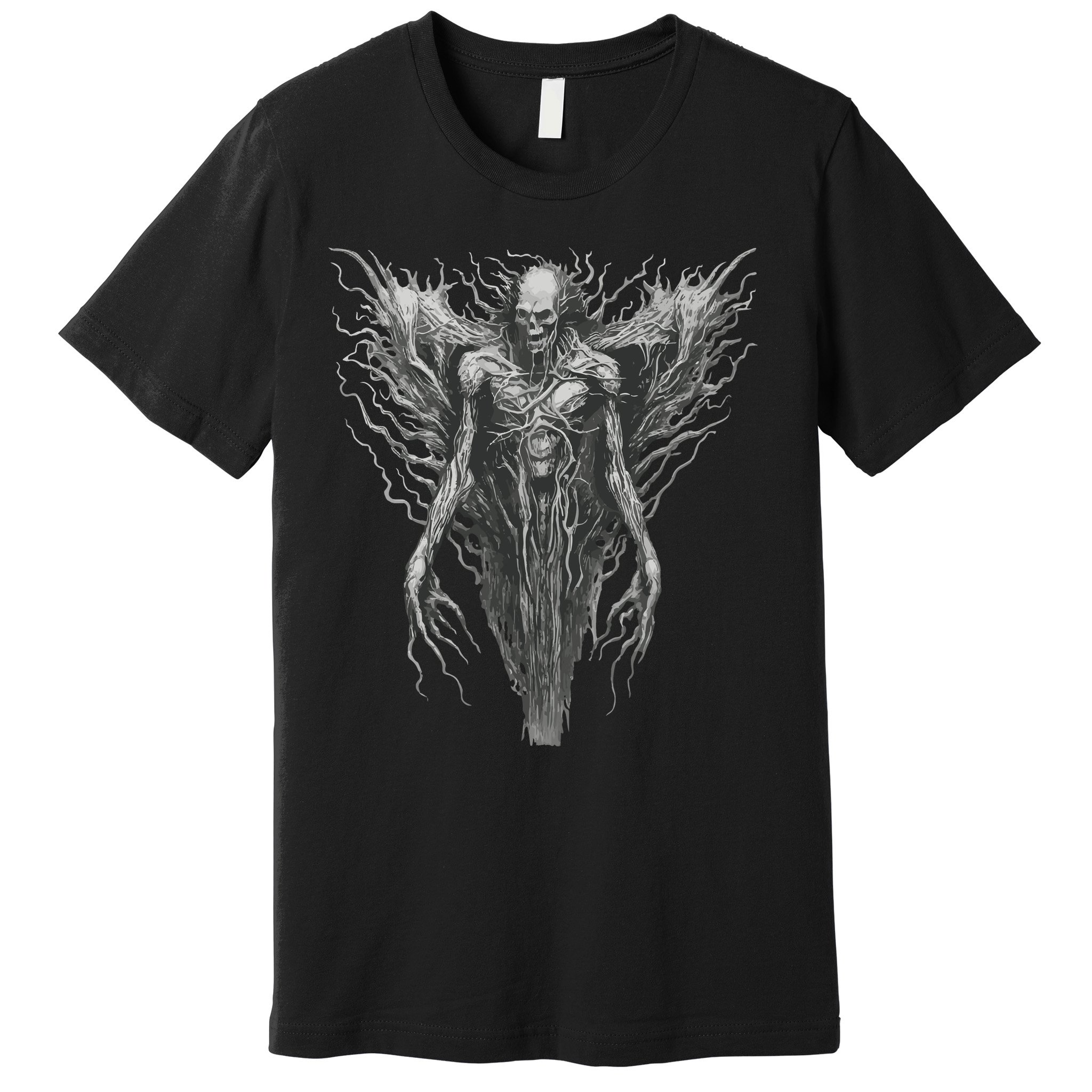 Dark Art Vintage Horror Horror Goth Aesthetic Premium T-Shirt