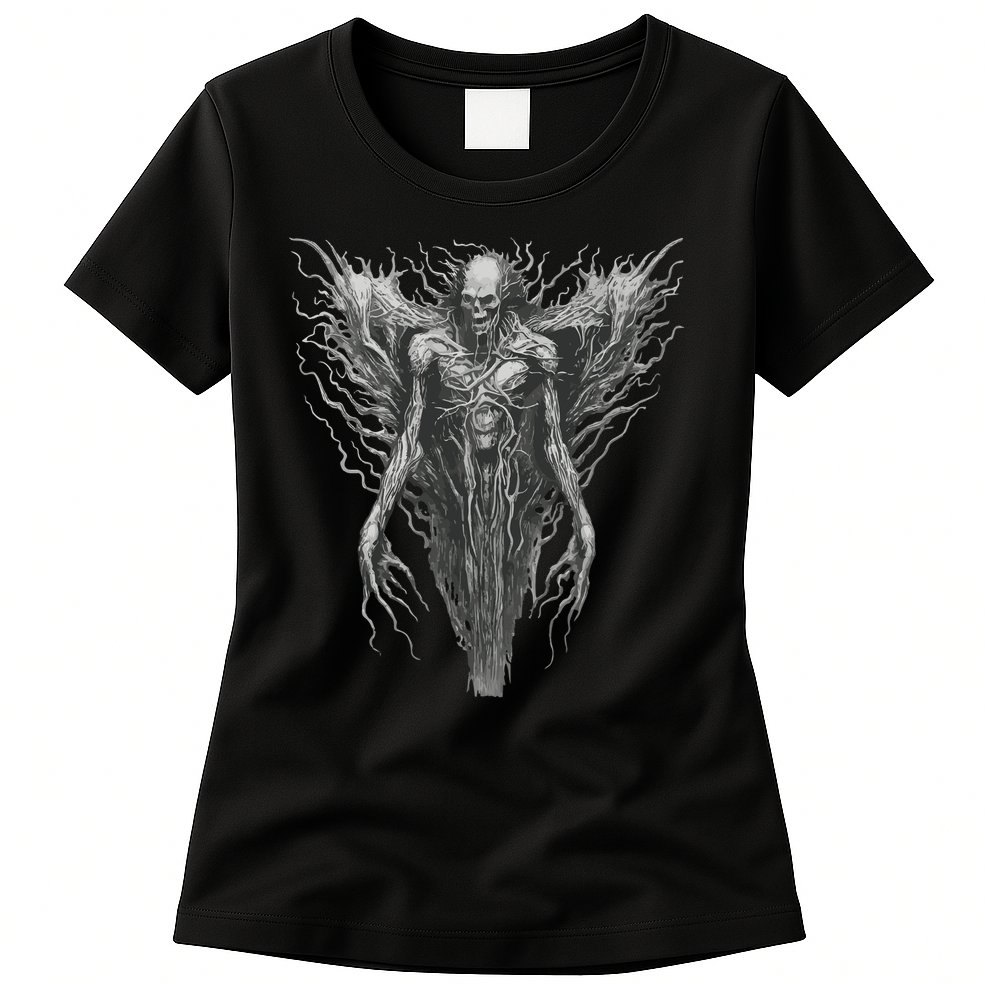 Dark Art Vintage Horror Horror Goth Aesthetic Womens T-Shirt